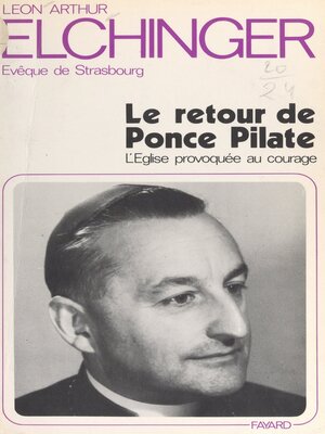 cover image of Le retour de Ponce Pilate